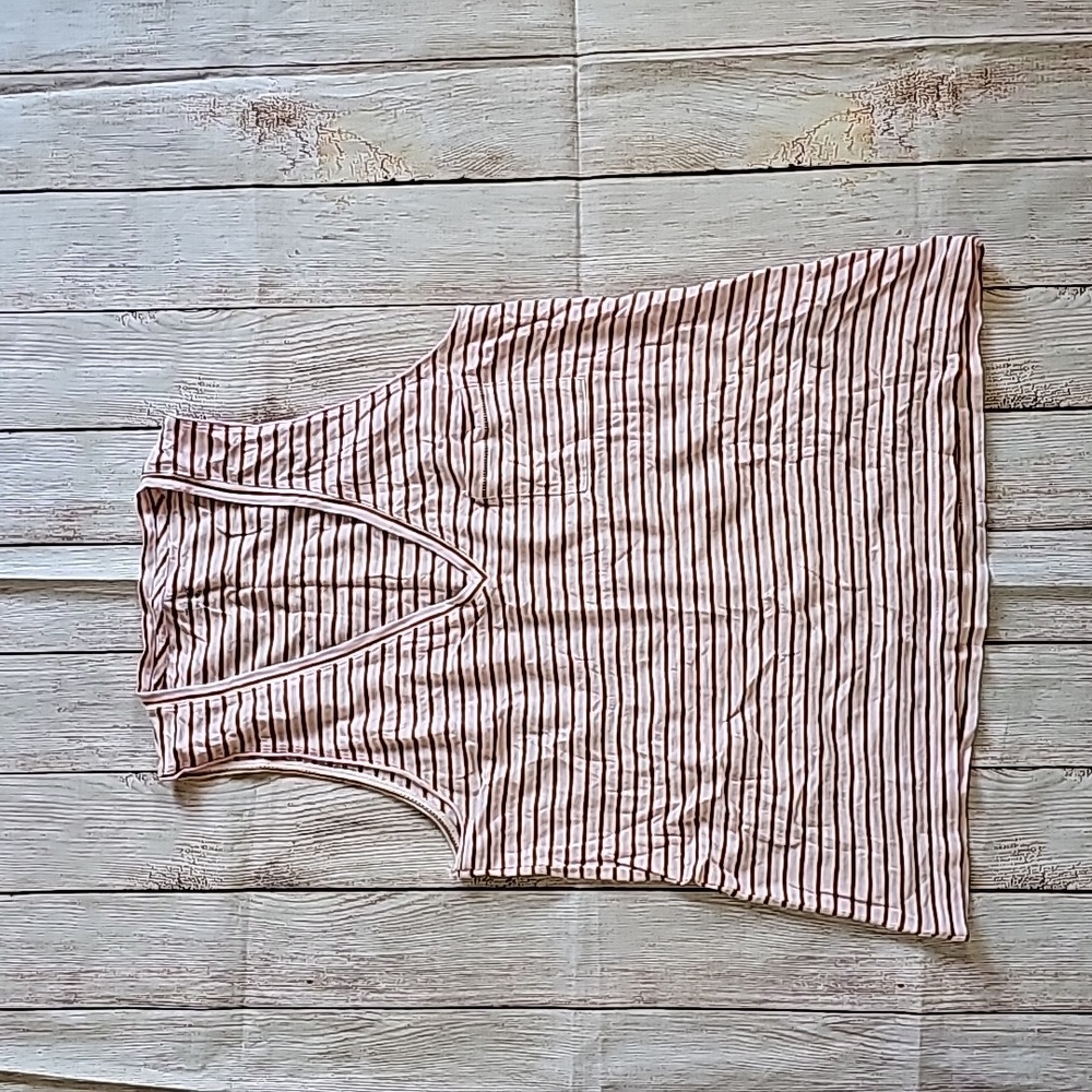 Madewell striped pocket tank